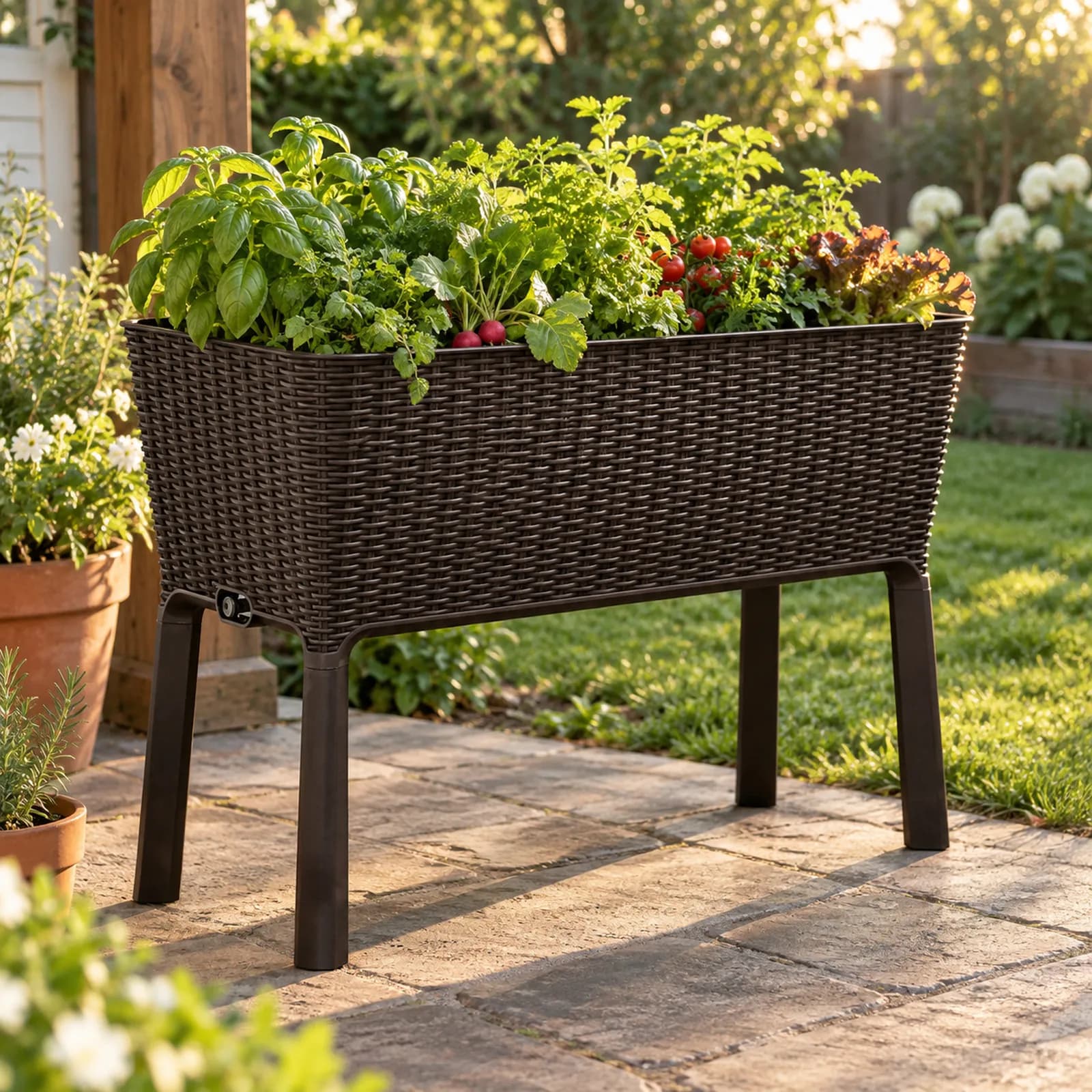 Keter Easy Grow, marrom